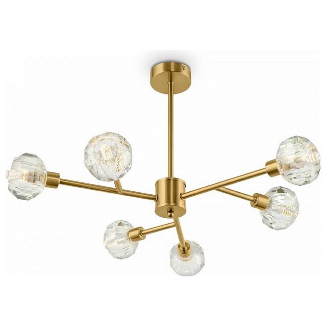 Люстра на штанге Freya Grace 6 ламп FR5114PL-06BZ