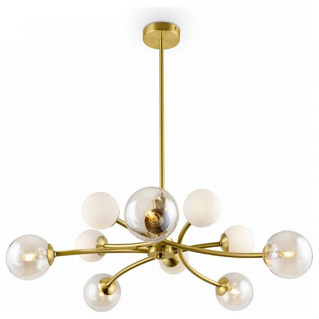 Люстра на штанге Freya Bethany 10 ламп FR5116PL-10BS