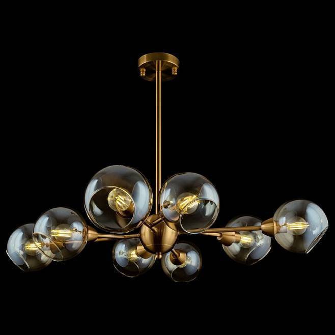 Люстра на штанге Freya Sherry 8 ламп FR5121PL-08G