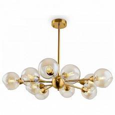 Люстра на штанге Freya Sherry 10 ламп FR5121PL-10G