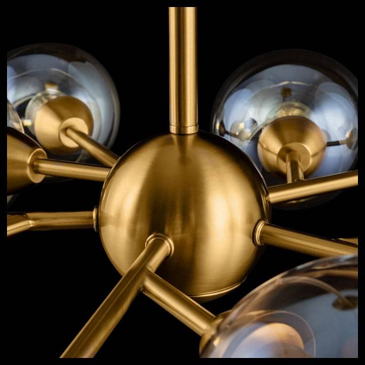 Люстра на штанге Freya Sherry 10 ламп FR5121PL-10G