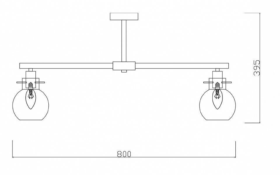 Люстра на штанге Freya Circle 8 ламп FR5183PL-08G