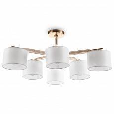 Люстра на штанге Freya Pipe 6 ламп FR5386CL-06G