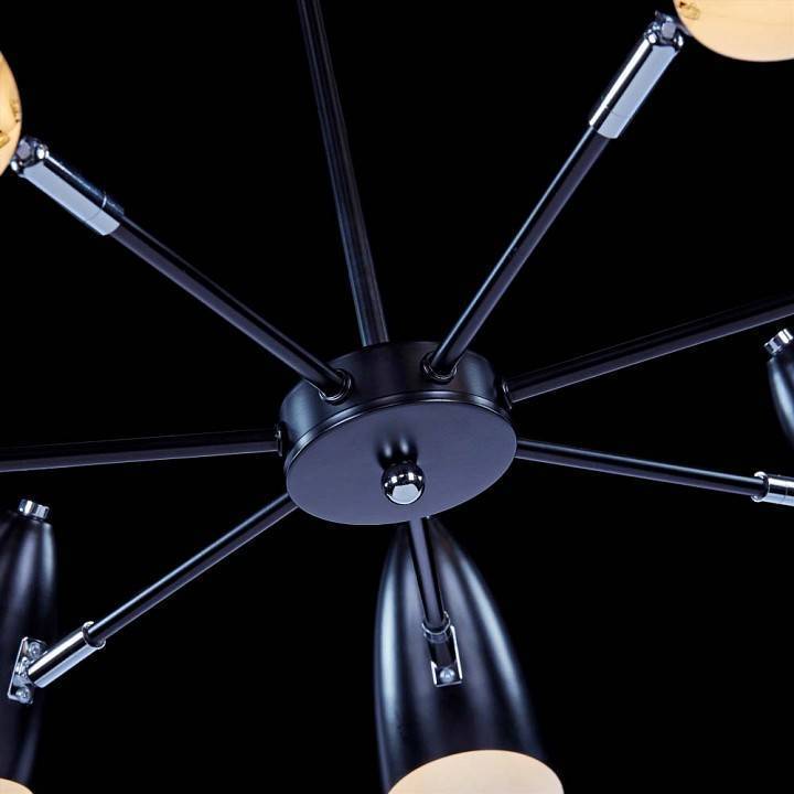 Люстра на штанге Freya Aida 7 ламп FR5852-CL-07-B