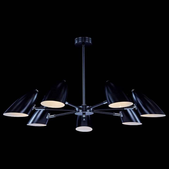 Люстра на штанге Freya Aida 7 ламп FR5852-CL-07-B