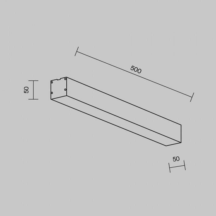 Накладной светильник Maytoni Technical Накладные линейные светильники LL311025
