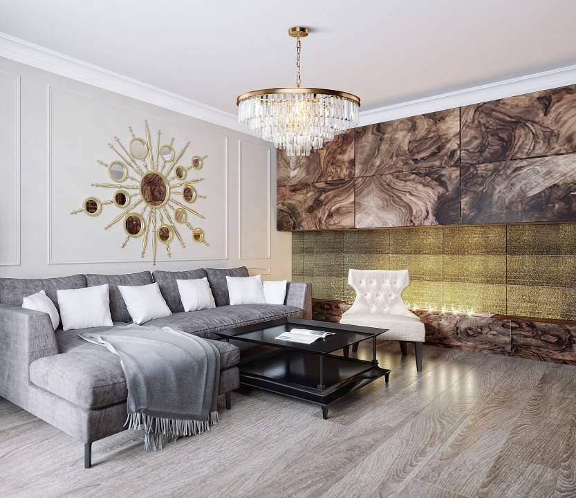 Подвесная люстра Maytoni Revero 12 ламп MOD085PL-12BS