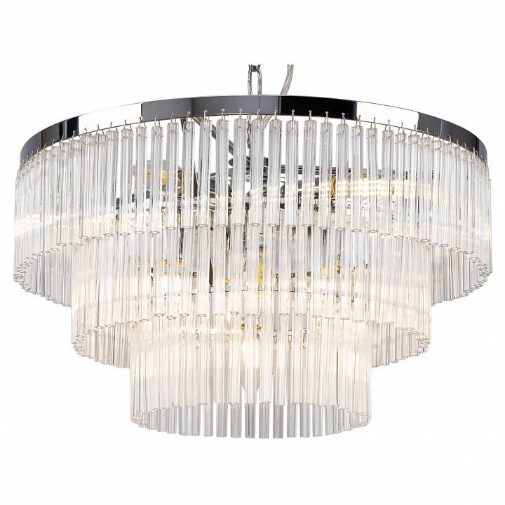 Подвесная люстра Maytoni Colonne 9 ламп Хром MOD093PL-09CH