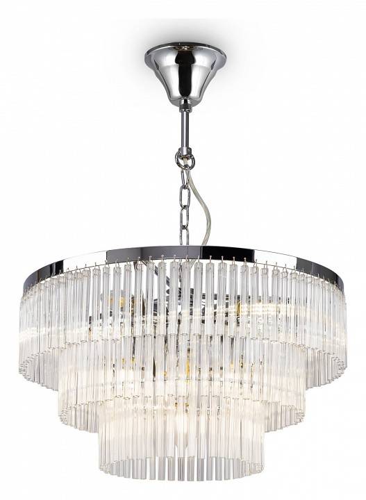 Подвесная люстра Maytoni Colonne 9 ламп Хром MOD093PL-09CH