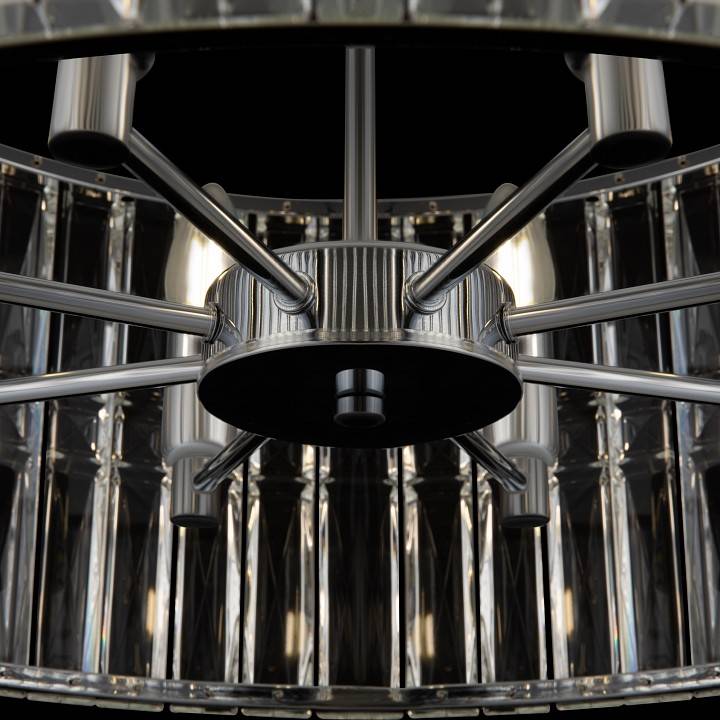 Подвесной светильник Maytoni Facet 8 ламп хром MOD094PL-08CH