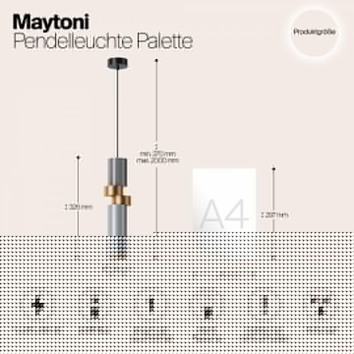 Подвесной светильник Maytoni Palette MOD303PL-01CFL2