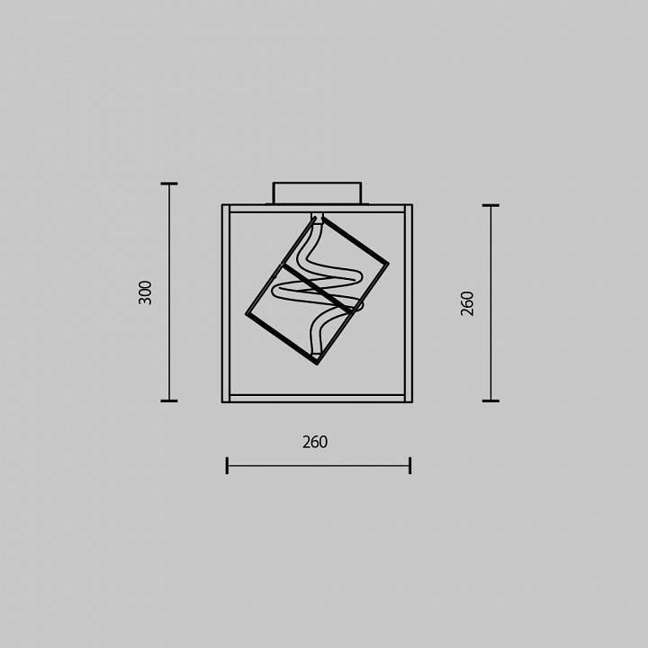 Накладной светильник Maytoni Membrane MOD345CL-L9BS3K