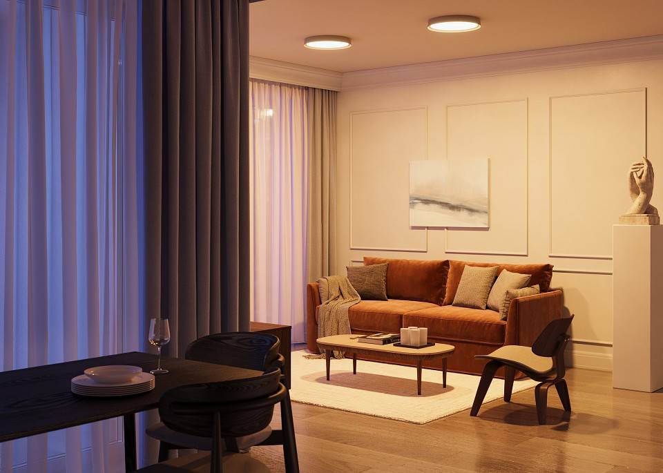 Накладной светильник Maytoni Incognito LED 32 Вт белый MOD426CL-L32WK