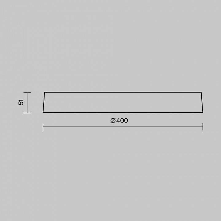 Накладной светильник Maytoni Incognito LED 32 Вт белый MOD426CL-L32WK