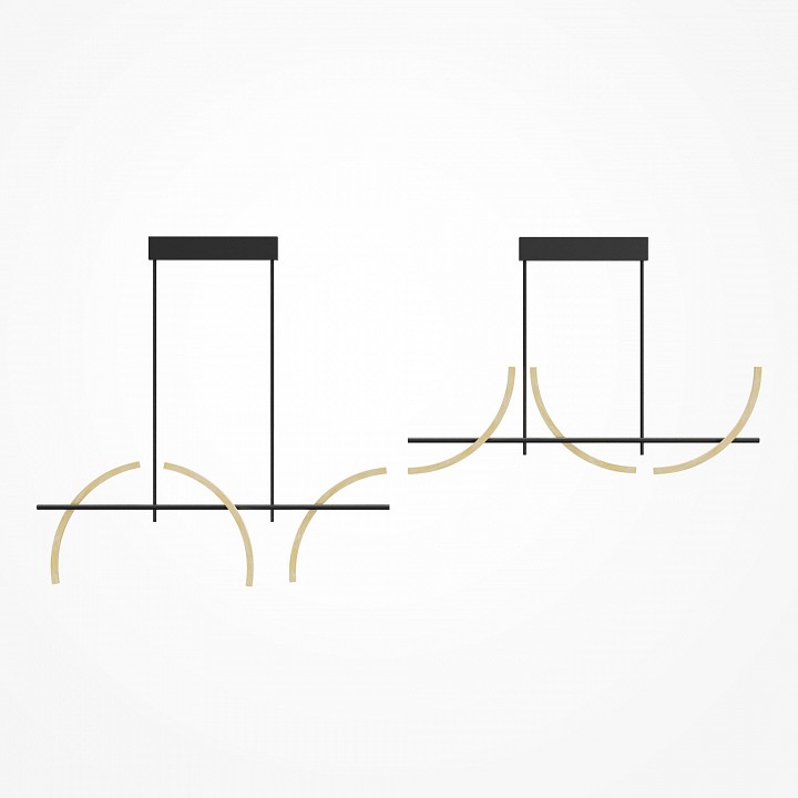 Светильник на штанге Maytoni Wabi MOD428PL-L20BK