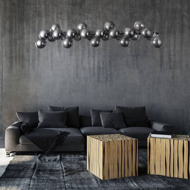 Подвесная люстра Maytoni Dallas 25 ламп Хром MOD547PL-25CH