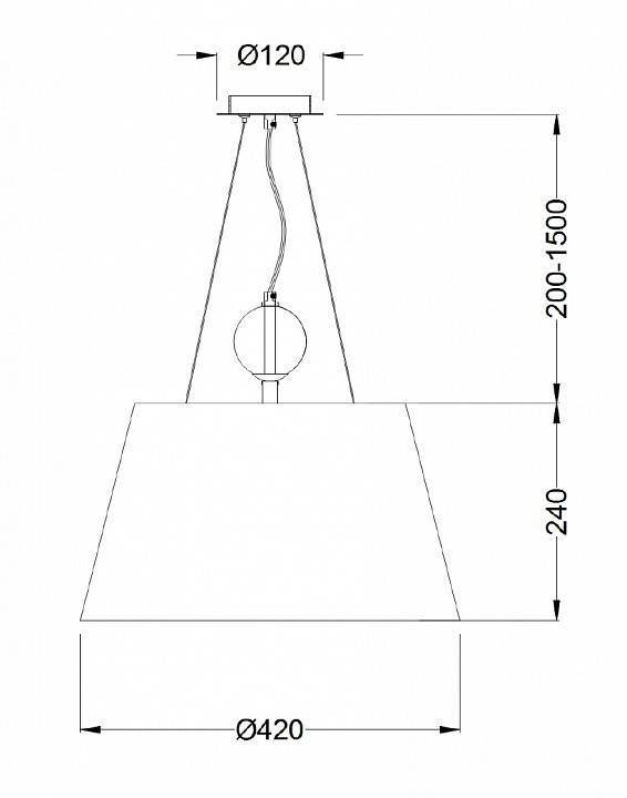 Подвесной светильник Maytoni Bergamo 3xE14 MOD613PL-03BG