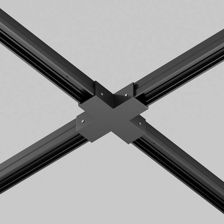 Соединитель X-образный для трекового профиля Maytoni Line Elasity O-TR001-CC