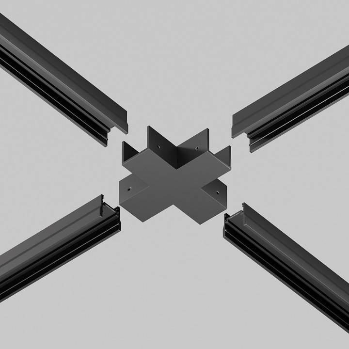 Соединитель X-образный для трекового профиля Maytoni Line Elasity O-TR001-CC