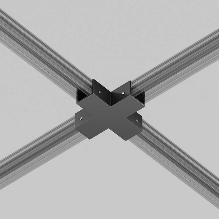 Соединитель X-образный для трекового профиля Maytoni Line Elasity O-TR001-CC