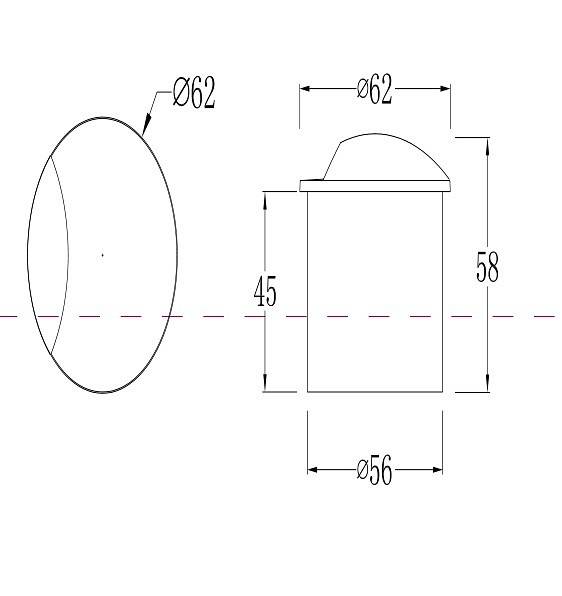 Светильник встраиваемый в грунт Maytoni Biscotti O035-L3B3K