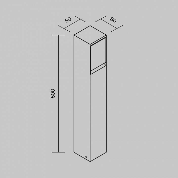 Блок розеток уличный Maytoni Nido 1 розетка IP44 O460FL-GF01SC