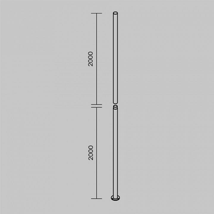 Крепление для фонарного столба Maytoni Pillar O473P-GF