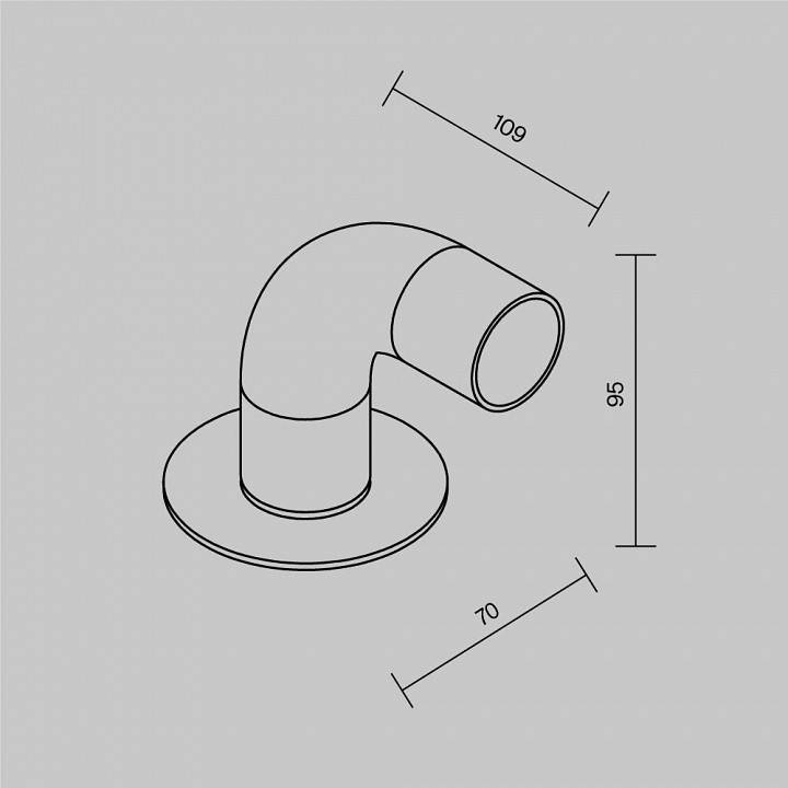 Светильник уличный наземный Maytoni Sleek O477FL-L2GF3K1