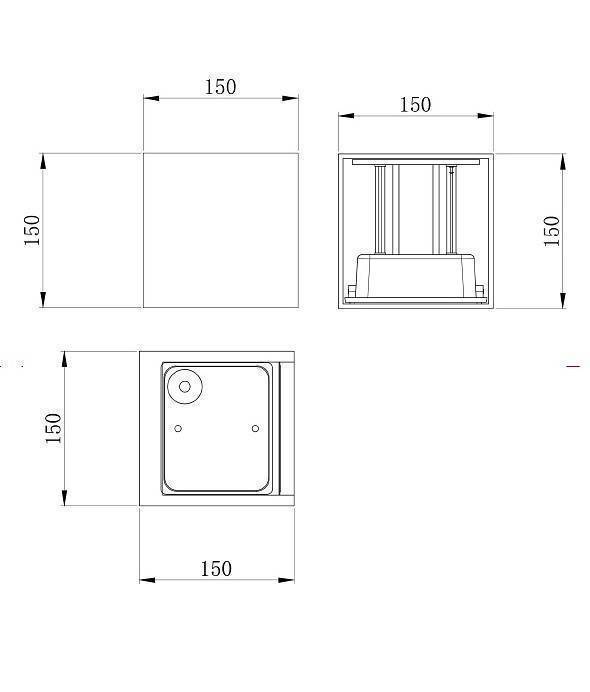 Настенный уличный светильник Maytoni Fulton 20 Вт 3000 К O572WL-L20B3K