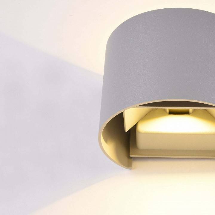 Накладной светильник Maytoni Fulton LED 6 Вт серый O573WL-L6GR