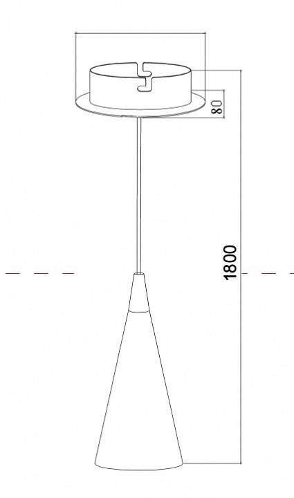 Подвесной светильник Maytoni Nevill P318-PL-01-N