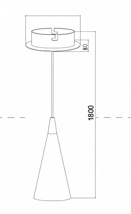 Подвесной светильник Maytoni Nevill P318PL-01B