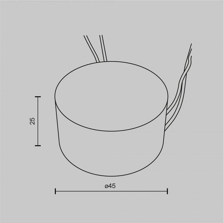 Блок питания Maytoni PSL-TR40 300 мА PSL-TR40-300mA