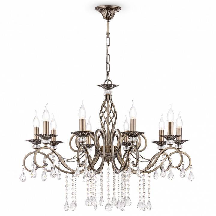 Подвесная люстра Maytoni Grace 10 ламп RC247-PL-10-R