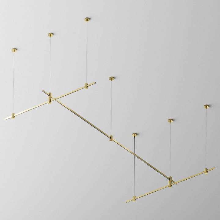 Шинопровод подвесной Maytoni Flarity готовая конструкция TFC-Flar-H07-BS