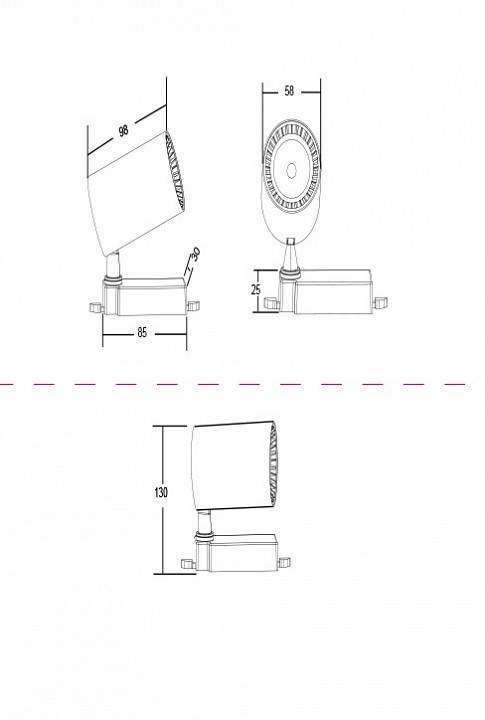 Трековый светильник Maytoni Vuoro 6 Вт 4000 K белый TR003-1-6W4K-W