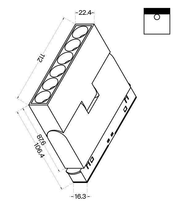 Накладной светильник Maytoni Points rot TR033-2-6W3K-B