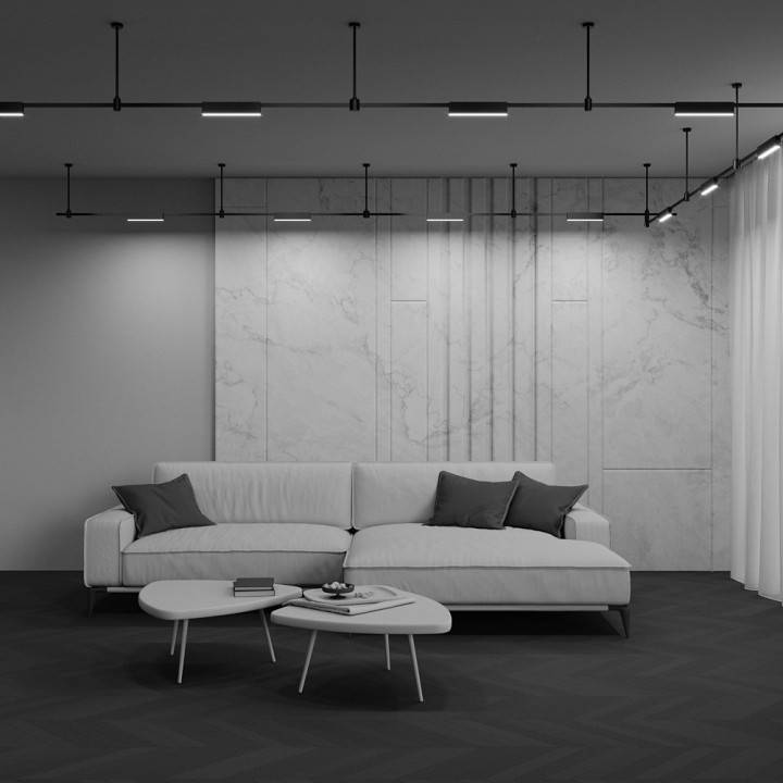 Накладной светильник Maytoni Basis TR151-1-12W4K-B