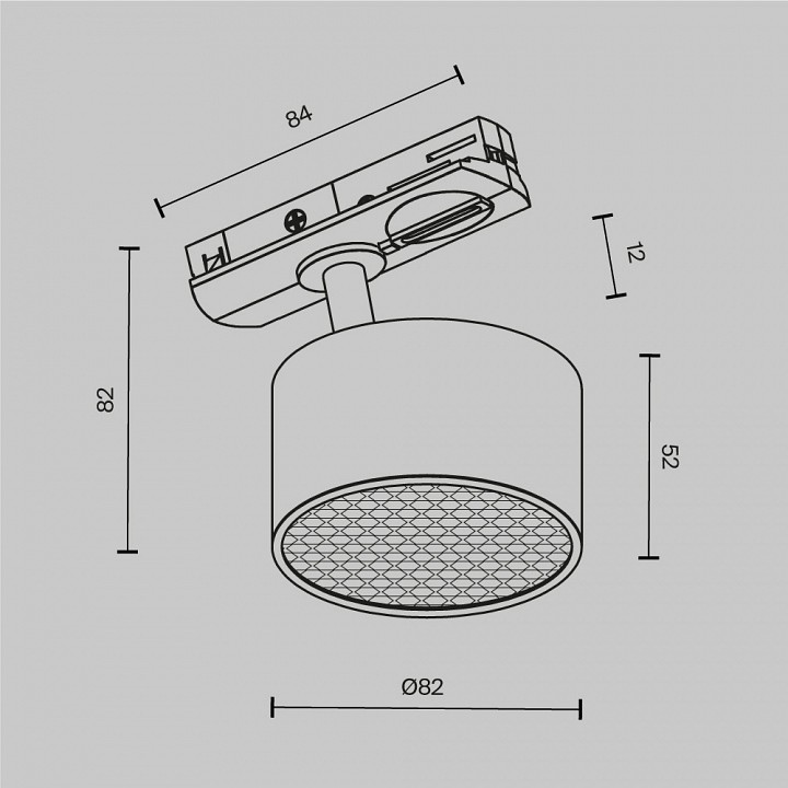 Светильник на штанге Maytoni  TR225-1-GX53-B