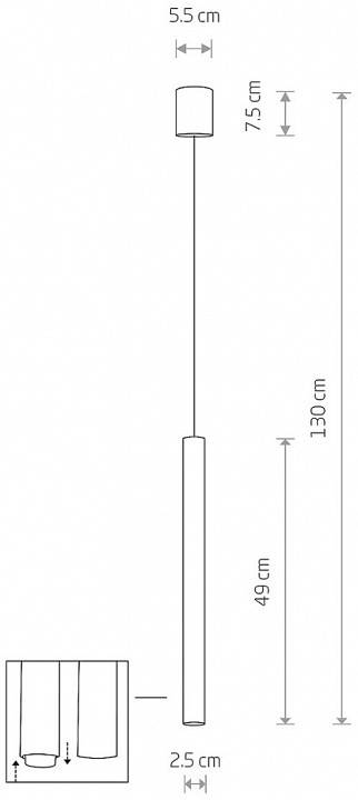 Подвесной светильник Nowodvorski Laser 490 1xG9 10452
