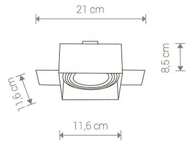 Встраиваемый светильник Nowodvorski Mod Plus 9404