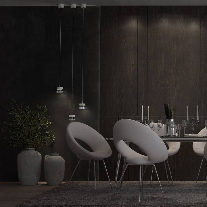 Подвесной светильник Novotech Aura 10 Вт черный/золото 359005