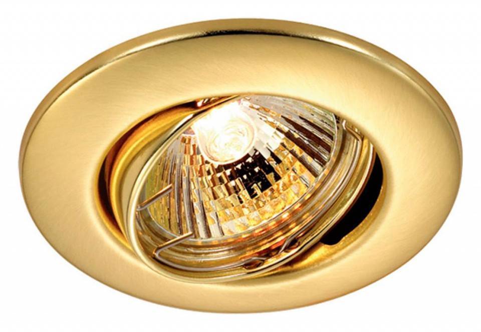 Встраиваемый светильник Novotech Classic GU5.3 античная бронза 369695