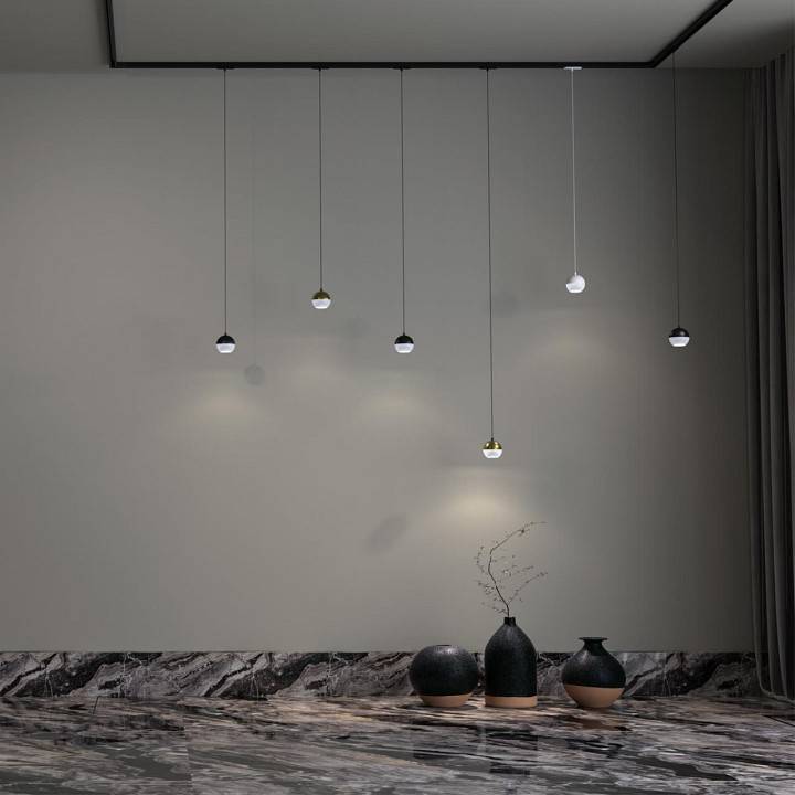 Подвесной светильник Novotech Garn 1xGU10 белый/золото 370822