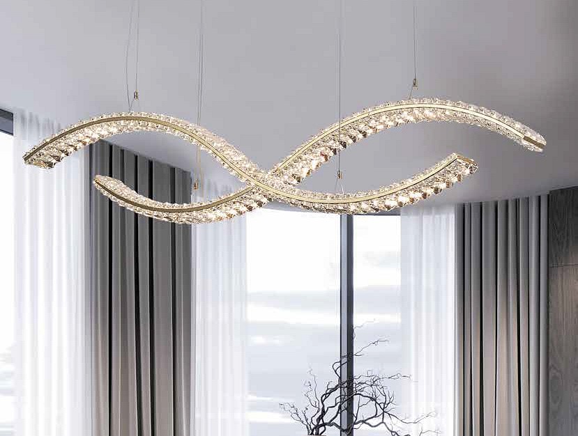 Подвесной светильник Newport 8240 8242/110 gold