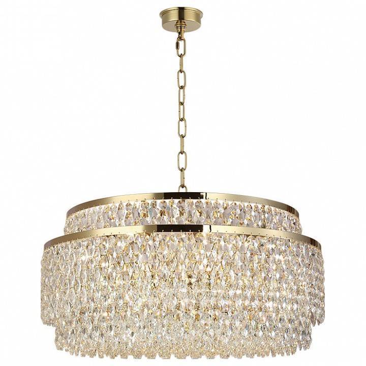 Подвесная люстра Newport TIFFANY 8530/80 C gold polished