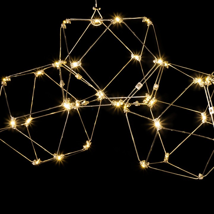 Подвесная люстра O-LUCE Bjork в линию без вставок 1096411-7