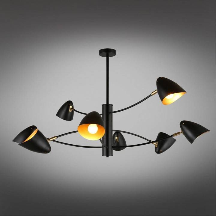 Люстра на штанге Omnilux Mearino 8 ламп OML-29707-08