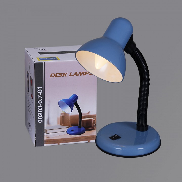 Настольная лампа офисная 00203-0.7-01 BL
