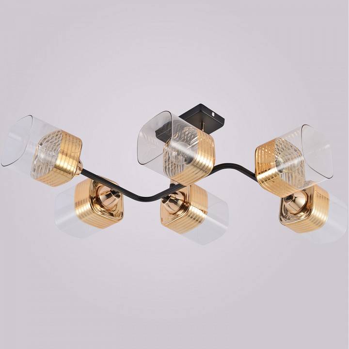 Люстра на штанге Reluce 01615 01615-0.3-06 BK+FGD